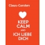 Claus-Carsten - keep calm and Ich liebe Dich!