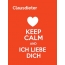 Clausdieter - keep calm and Ich liebe Dich!