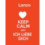 Lanzo - keep calm and Ich liebe Dich!