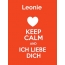 Leonie - keep calm and Ich liebe Dich!