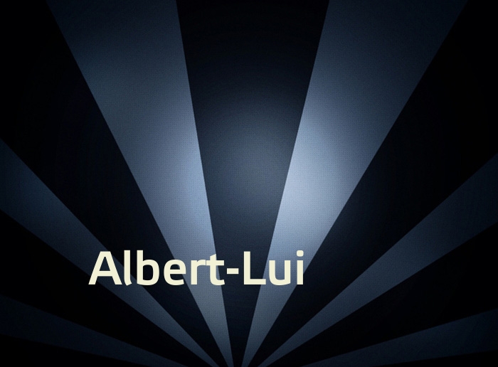 Bilder mit Namen Albert-Lui