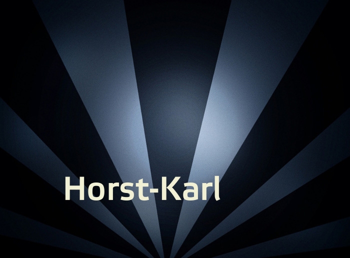 Bilder mit Namen Horst-Karl
