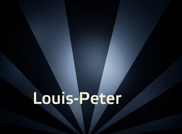 Bilder mit Namen Louis-Peter