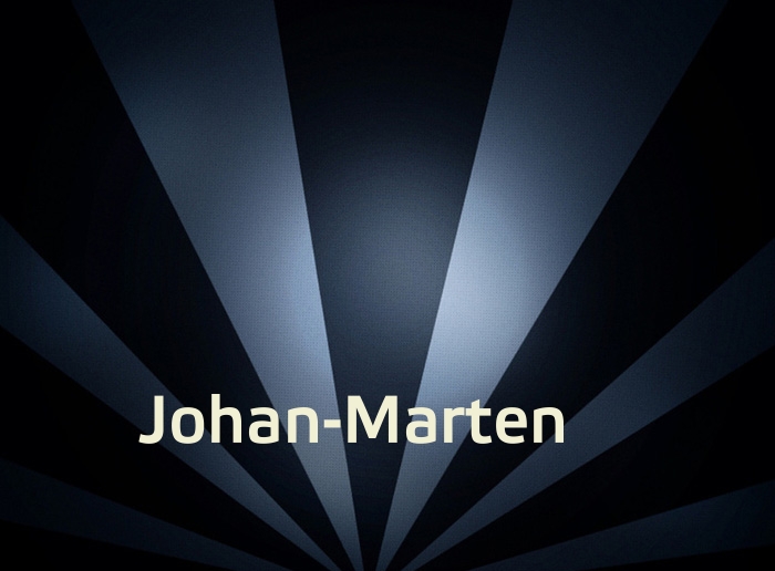 Bilder mit Namen Johan-Marten