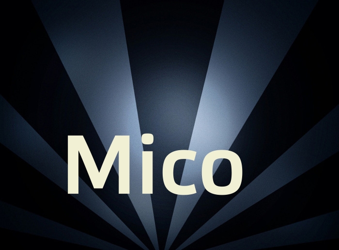 Bilder mit Namen Mico