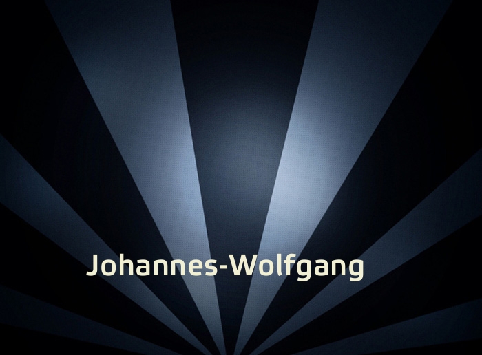 Bilder mit Namen Johannes-Wolfgang