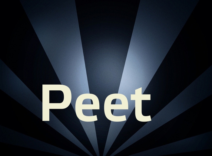 Bilder mit Namen Peet