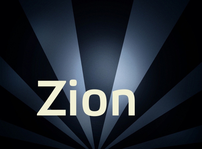 Bilder mit Namen Zion