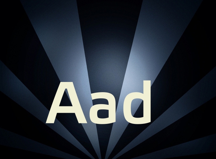 Bilder mit Namen Aad