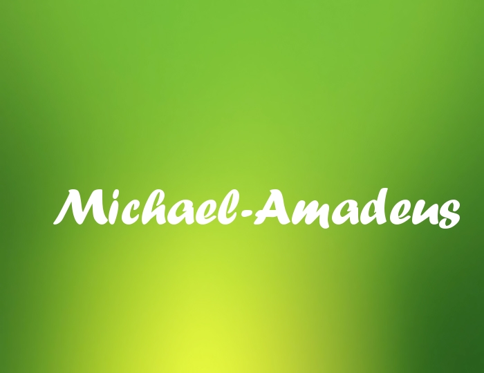 Bildern mit Namen Michael-Amadeus