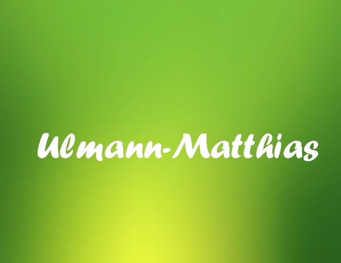 Bildern mit Namen Ulmann-Matthias