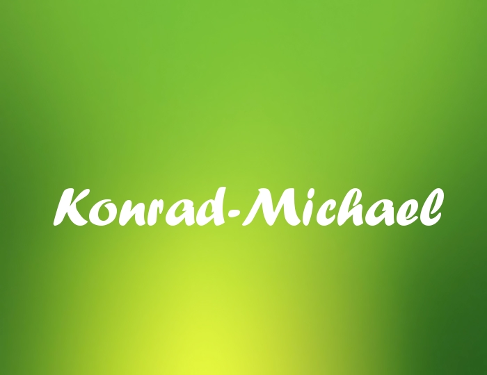 Bildern mit Namen Konrad-Michael