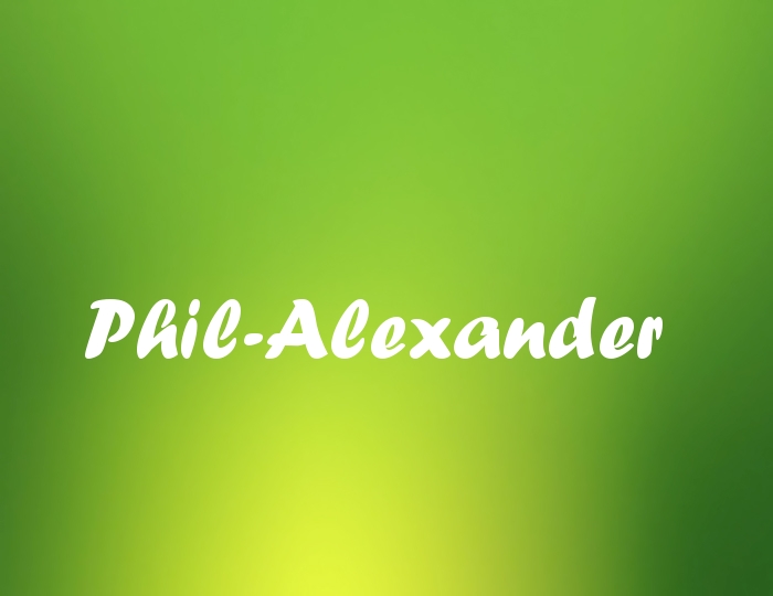 Bildern mit Namen Phil-Alexander