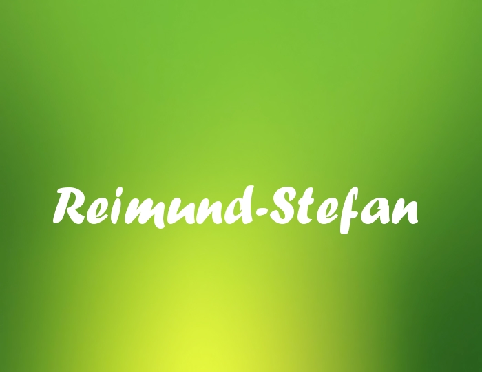Bildern mit Namen Reimund-Stefan