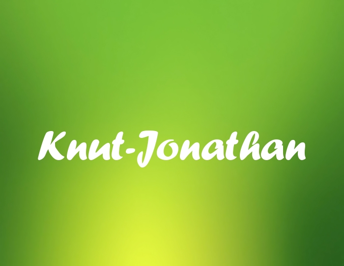 Bildern mit Namen Knut-Jonathan