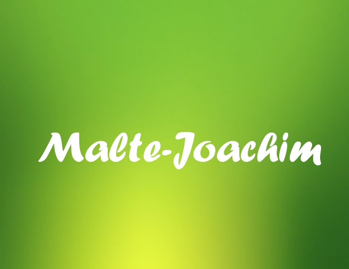 Bildern mit Namen Malte-Joachim