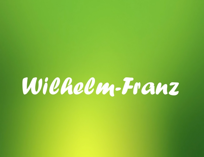 Bildern mit Namen Wilhelm-Franz