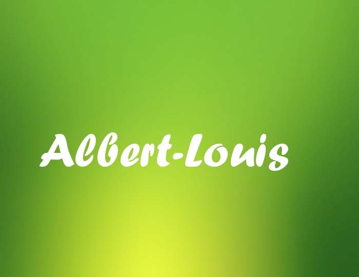Bildern mit Namen Albert-Louis