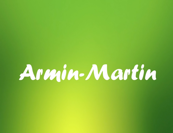 Bildern mit Namen Armin-Martin