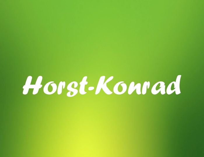 Bildern mit Namen Horst-Konrad