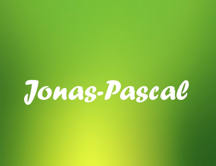 Bildern mit Namen Jonas-Pascal