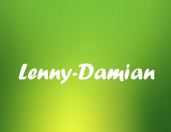 Bildern mit Namen Lenny-Damian