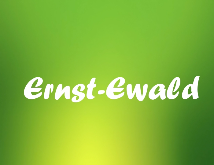 Bildern mit Namen Ernst-Ewald