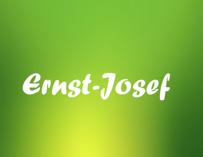Bildern mit Namen Ernst-Josef