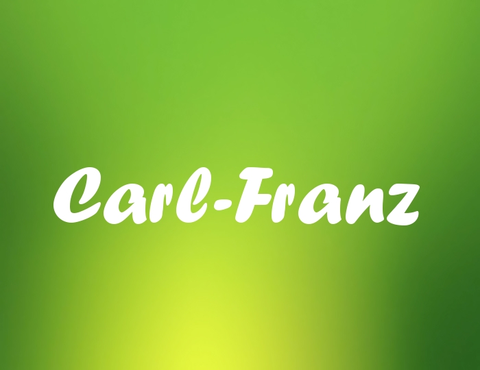 Bildern mit Namen Carl-Franz