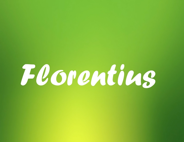Bildern mit Namen Florentius
