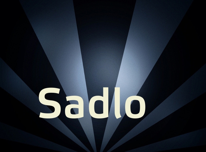 Bilder mit Namen Sadlo