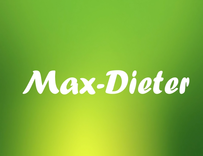 Bildern mit Namen Max-Dieter