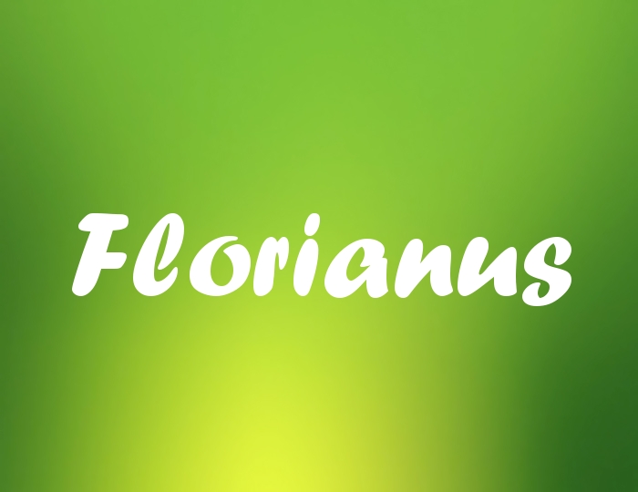 Bildern mit Namen Florianus