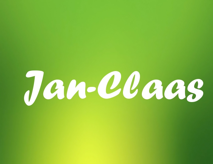 Bildern mit Namen Jan-Claas