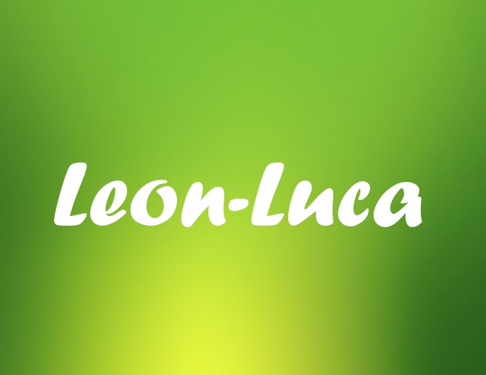 Bildern mit Namen Leon-Luca