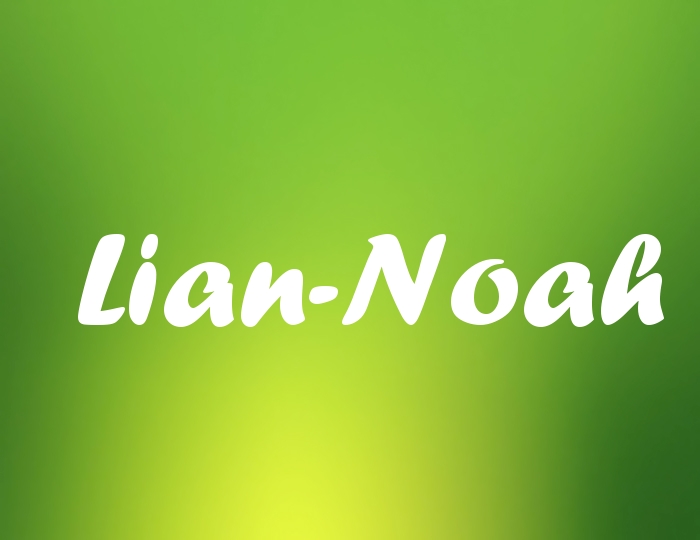 Bildern mit Namen Lian-Noah