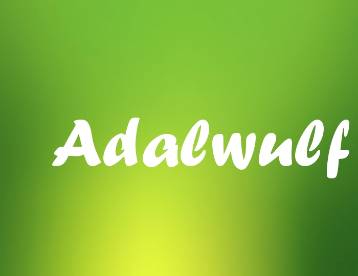 Bildern mit Namen Adalwulf