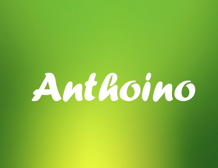 Bildern mit Namen Anthoino