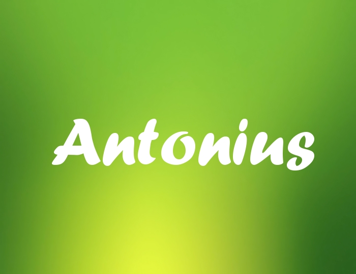 Bildern mit Namen Antonius
