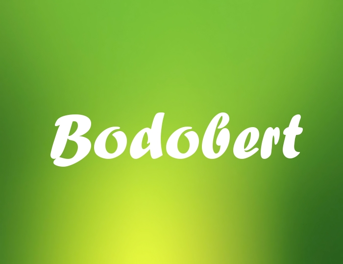 Bildern mit Namen Bodobert
