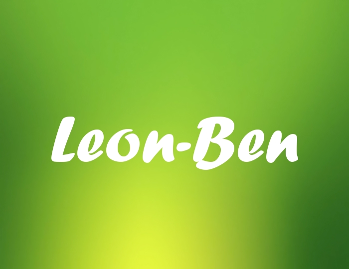 Bildern mit Namen Leon-Ben