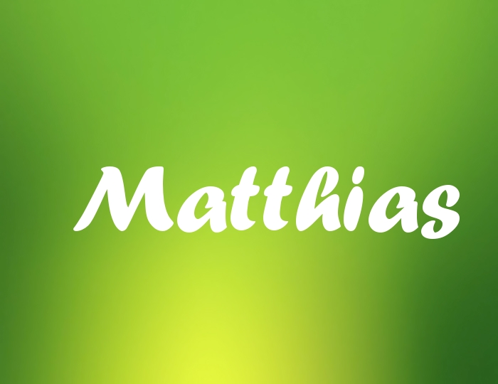 Bildern mit Namen Matthias