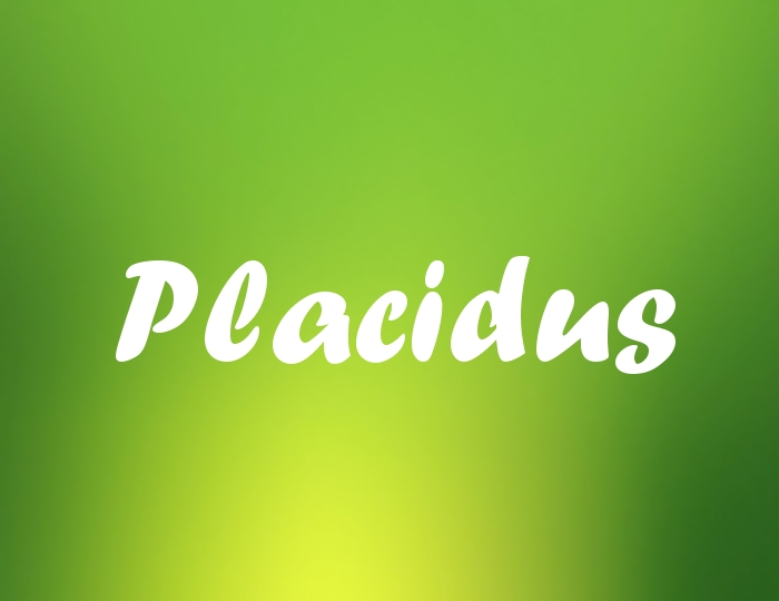 Bildern mit Namen Placidus