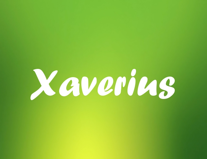 Bildern mit Namen Xaverius