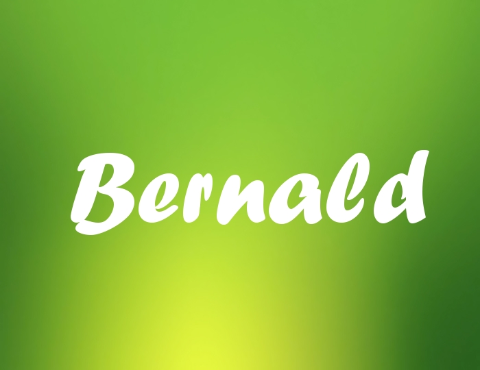 Bildern mit Namen Bernald