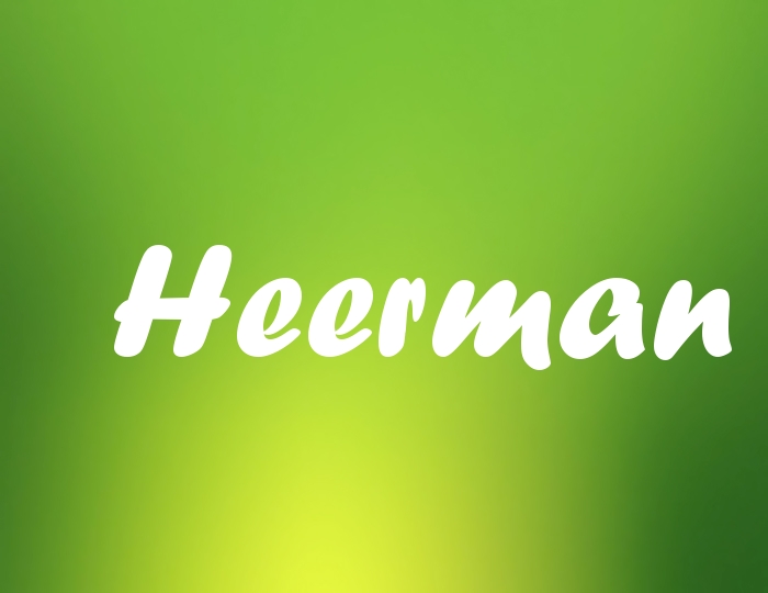 Bildern mit Namen Heerman