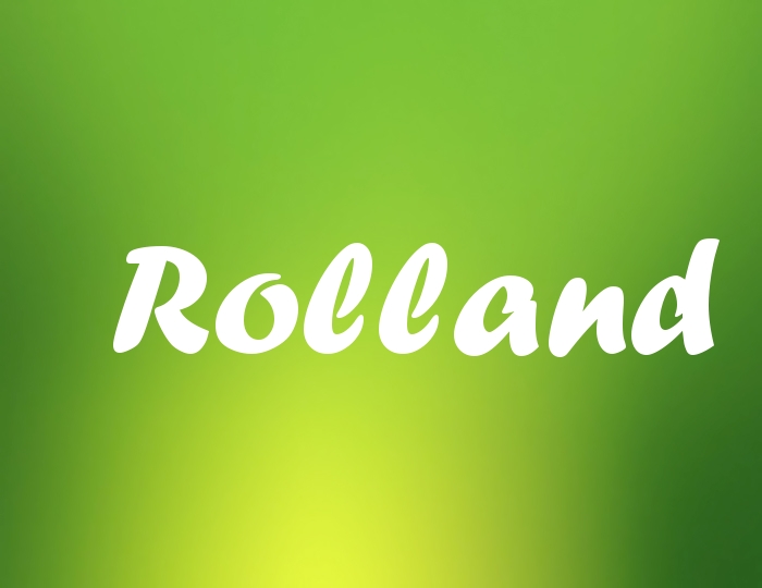 Bildern mit Namen Rolland