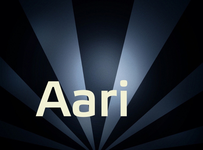 Bilder mit Namen Aari