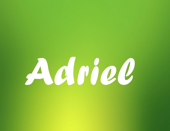 Bildern mit Namen Adriel