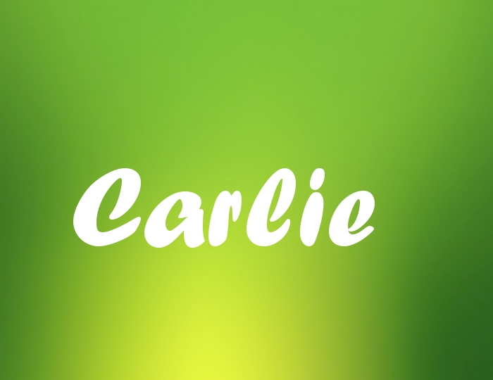 Bildern mit Namen Carlie
